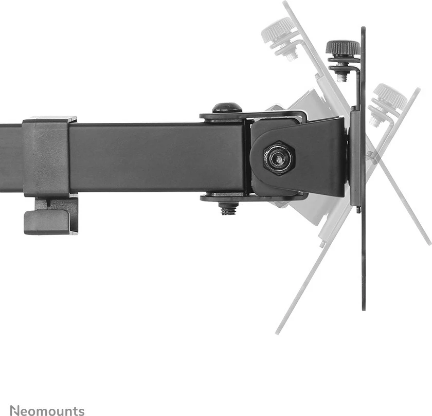 Krajša arm za dva monitorja Neomounts Newstar FPMA-D550DBLACK, 8 kg, 10"-32", črn