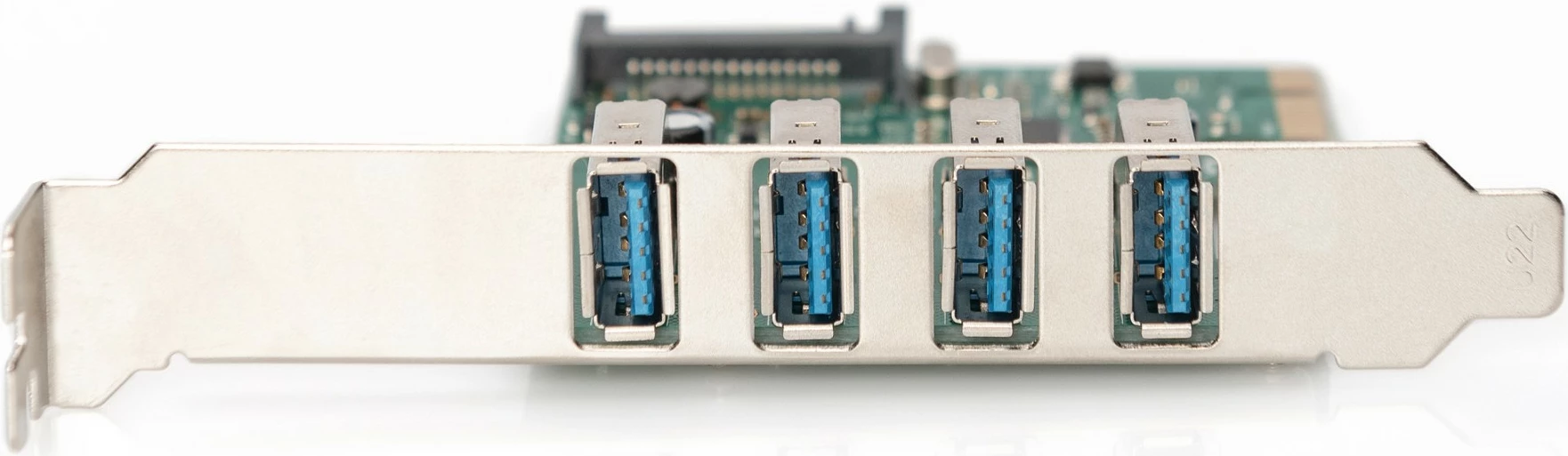 Razširitvena kartica PCI Express 4-portna USB 3.0 Digitus, žična, 5000 Mbit/s