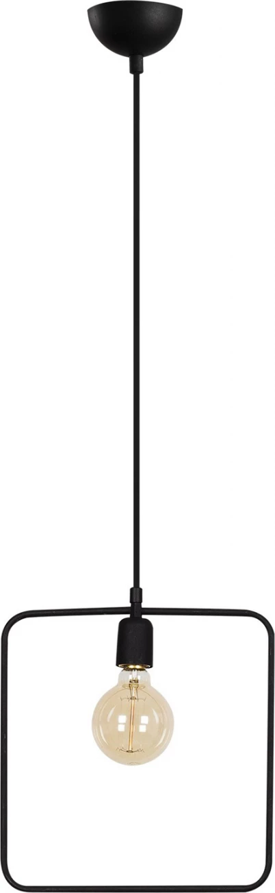 Kovinska viseča svetilka črna FH7257 30Χ6Χ123 cm