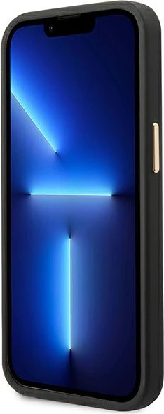 Zaščitni ovitek za iPhone 14 Plus 6,7", MagSafe, črn - Guess GUHMP14MU4GPRK