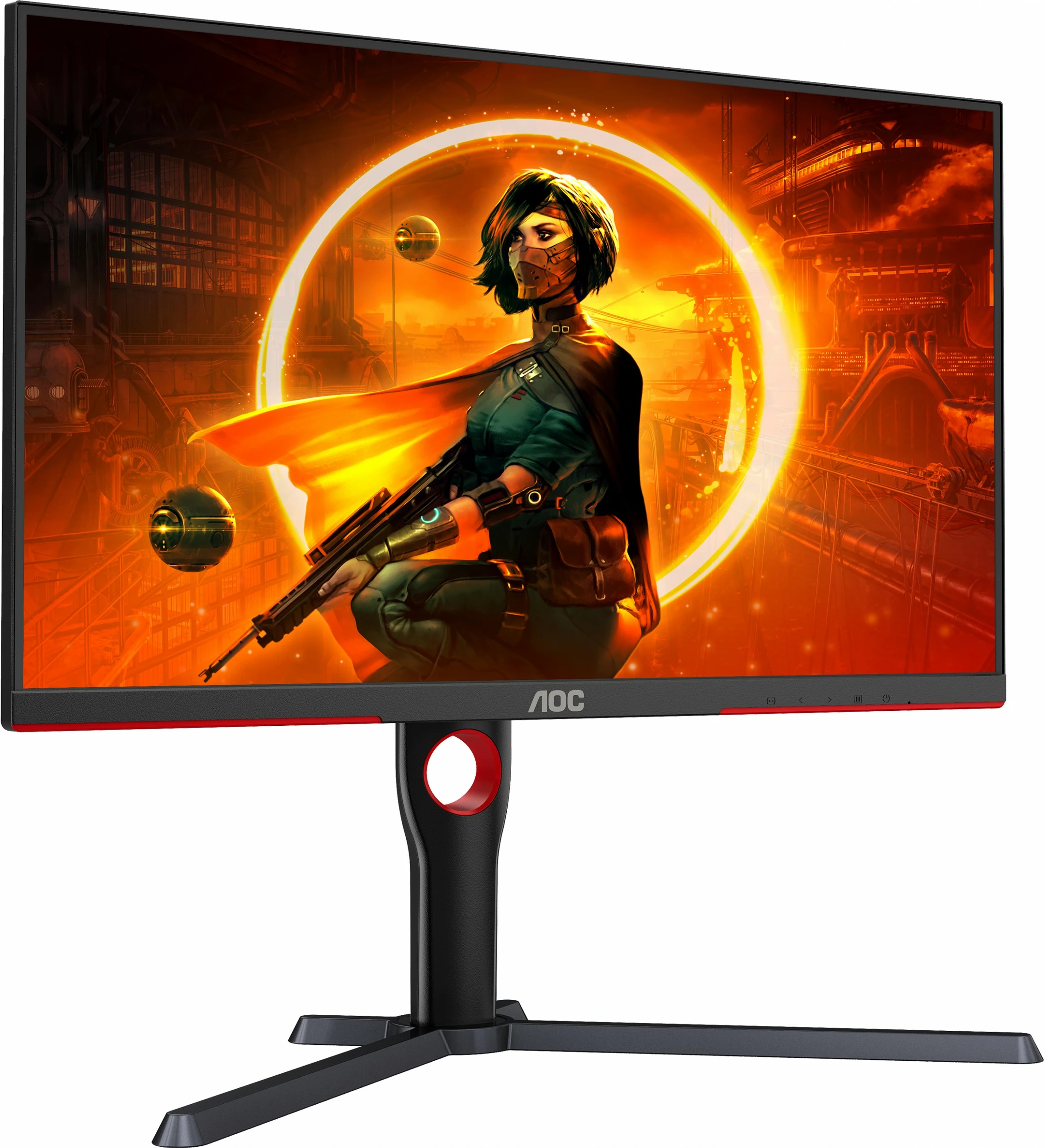 Gaming monitor AOC Q27G3XMN/BK, 27", 2560 x 1440 (2K), črn
