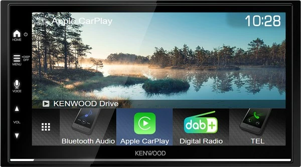 Multimedijski radio Kenwood DMX7722DABS, 6,8 in, Wi-Fi, Bluetooth, CarPlay, Android Auto, črn