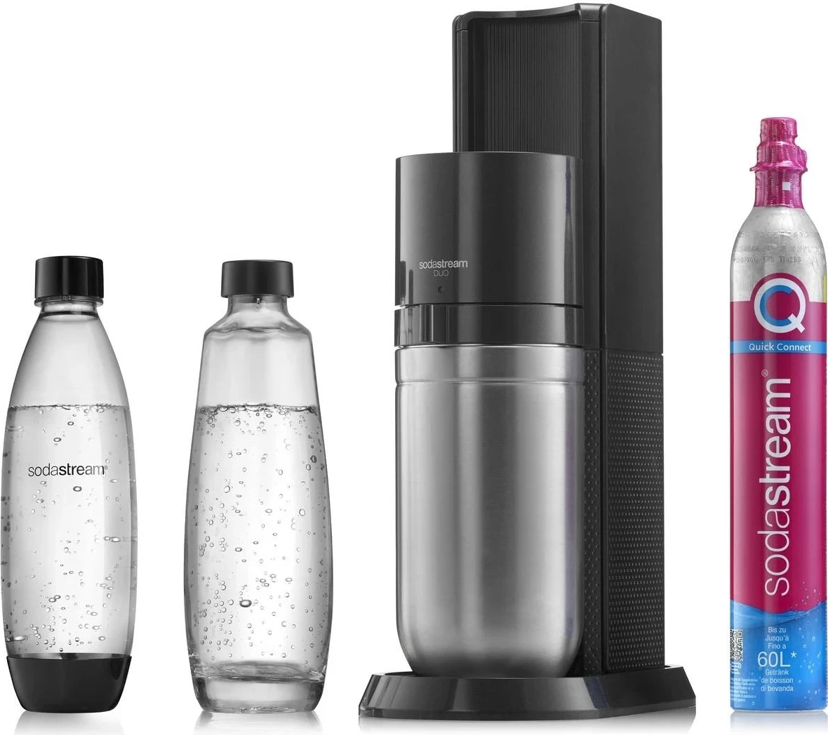 Sistem za karboniranje SodaStream Duo, črn