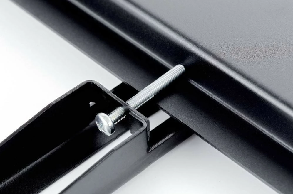 Stenski nosilec za monitor/TV Edbak FSM100, 32–55 palcev, VESA 75x75–400x400, 15 kg, črn