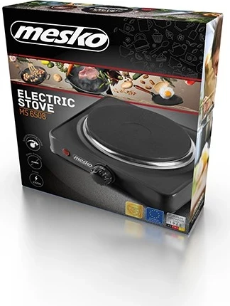 Električna plošča za kuhanje Adler MS 6508, črna