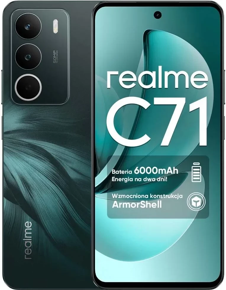 Pametni telefon Realme C71 8/256GB zelen