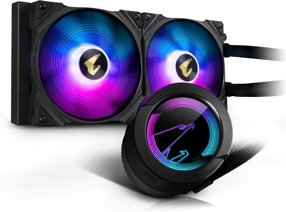 Ftohilo vode za računalnik AORUS WATERFORCE 280, črn