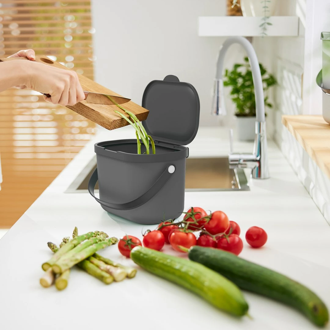 Kontejner za ločevanje odpadkov Rotho Albula, antracit