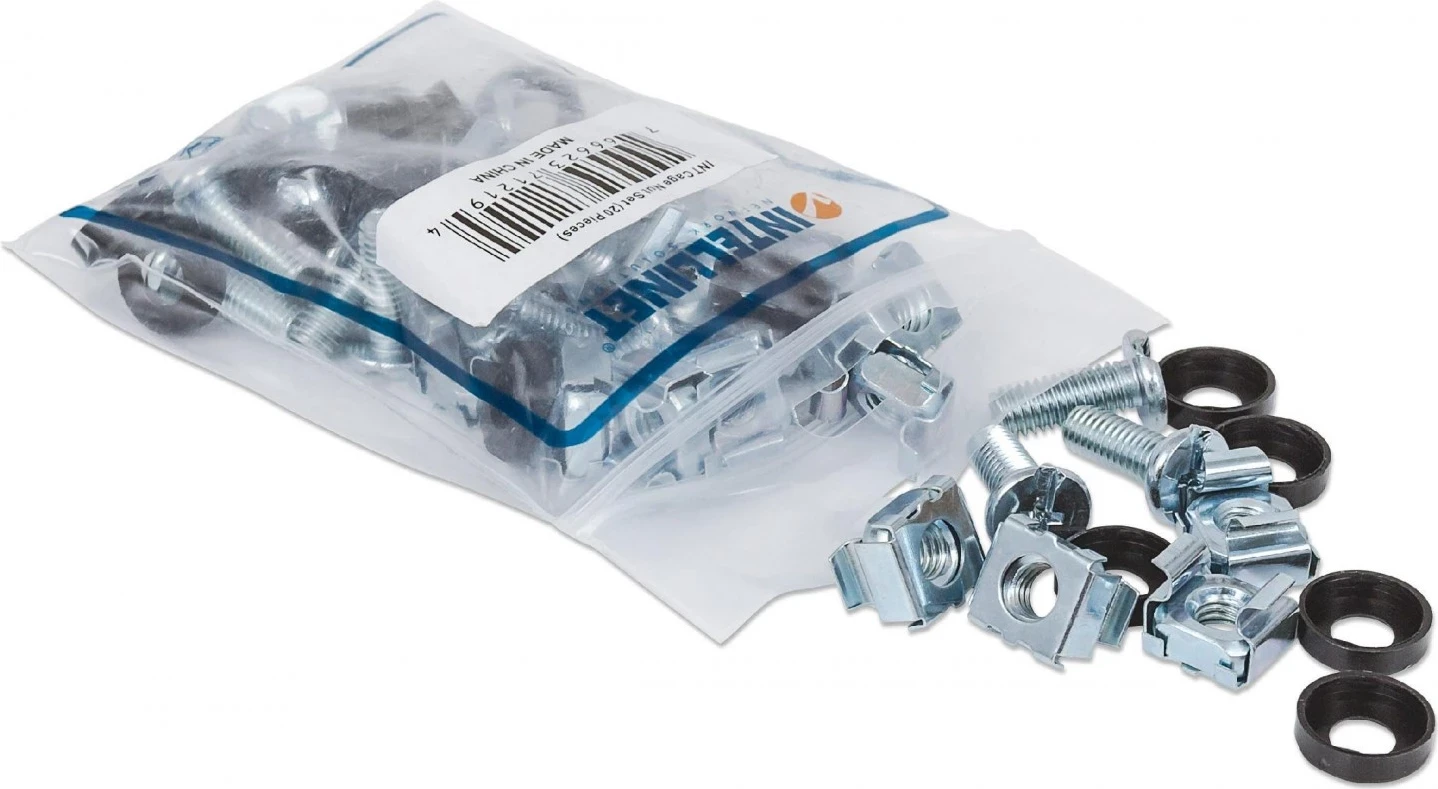 Komplet montažnih vij M6 za rack omare, Intellinet