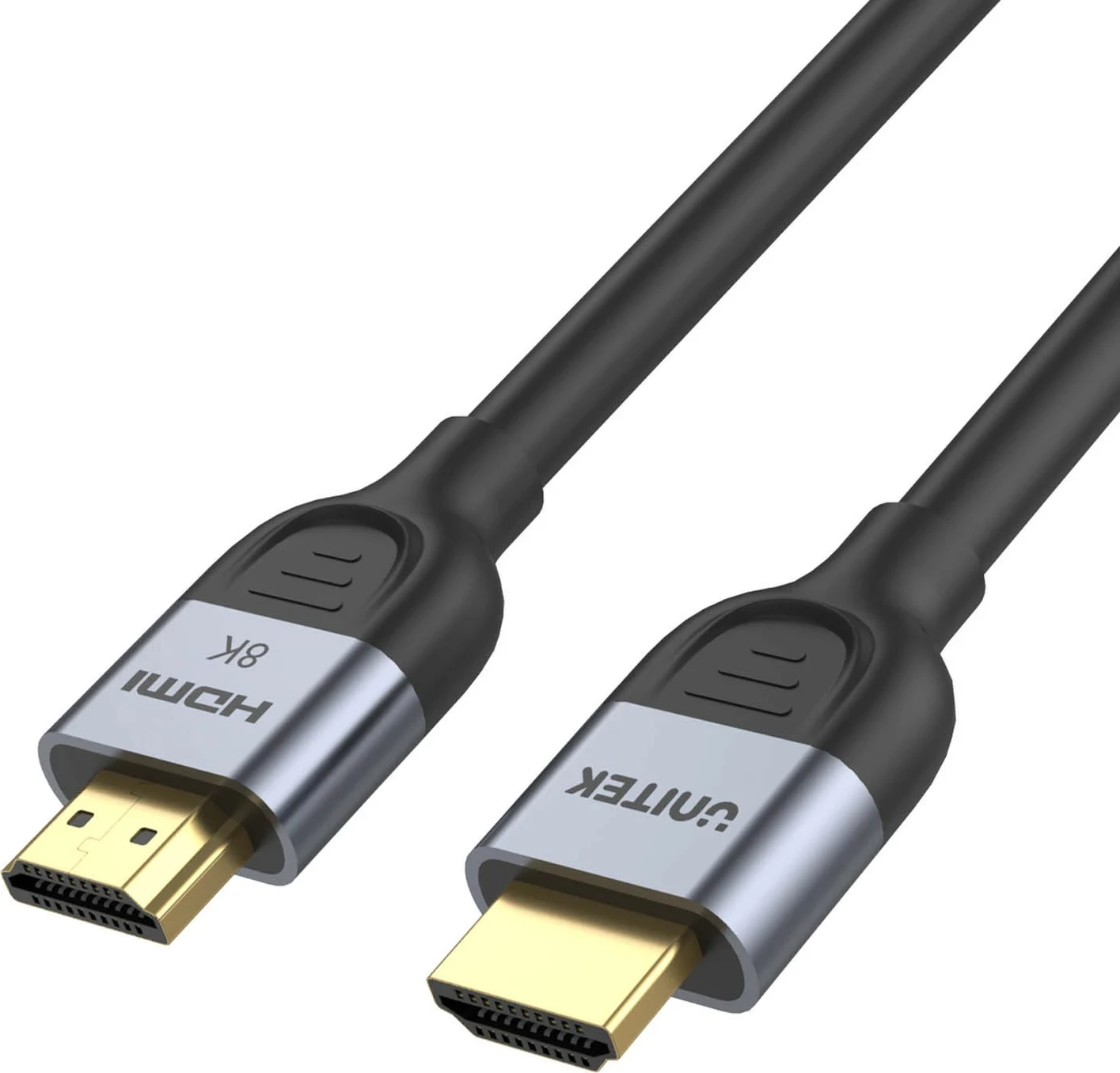 HDMI kabel 2.1, 8K 60Hz, 1,5 m, črno-srebrn — Unitek