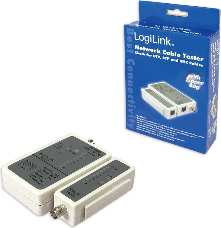 Tester kablov Logilink WZ0011, bel