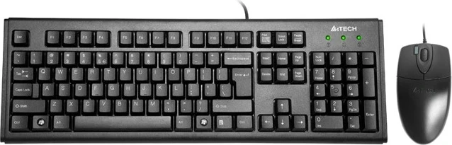 Set tipkovnice in miške A4Tech KM-72620D, črno