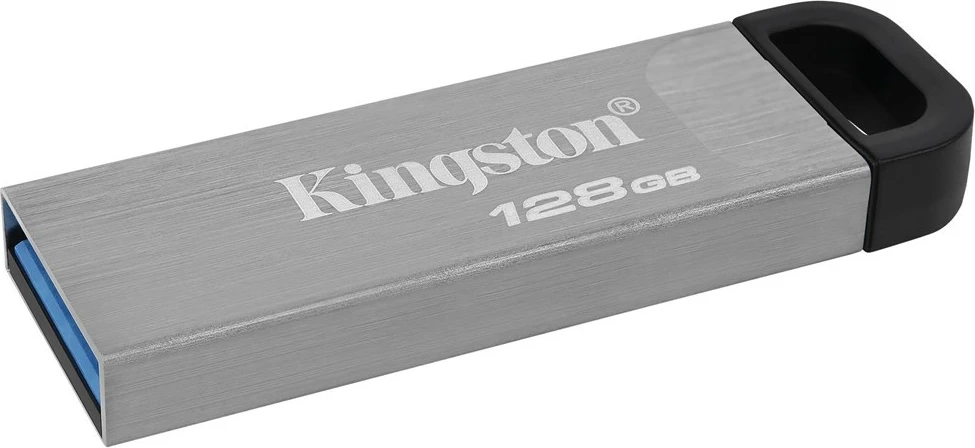 Prenosna USB ključka DataTraveler Kyson 128 GB, Kingston, USB Type-A 3.2, srebrna