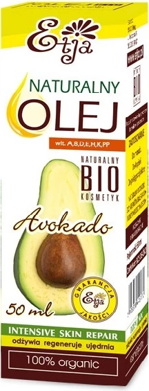 Naravno avokadovo olje Etja, 50 ml