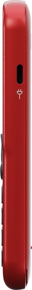 Preprost mobilni telefon Doro Leva L10, Single SIM, 2,4", 2 MP, 1150 mAh, rdeč