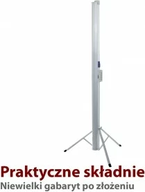 Projekcijski zaslon s trinožnikom ART ER T100, 4:3, 100 palcev, 203 x 152 cm