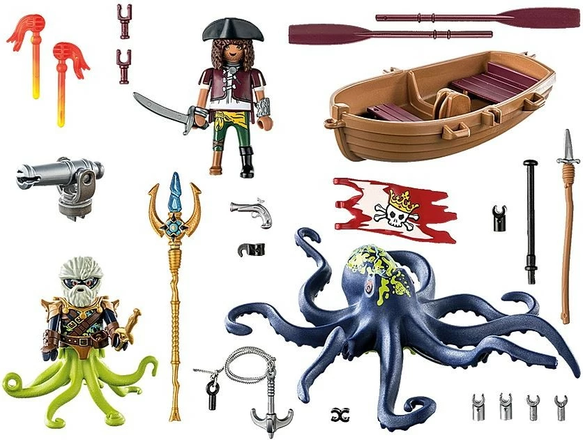 Komplet figuric piratov Playmobil 71419, 44 kosov