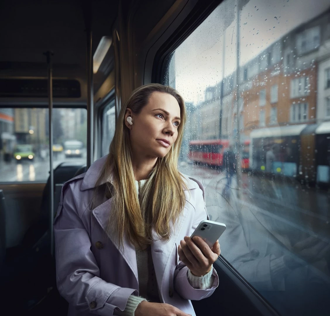 Brezžične slušalke EPOS ADAPT E1TWS, True Wireless, Bluetooth 5.3, bele