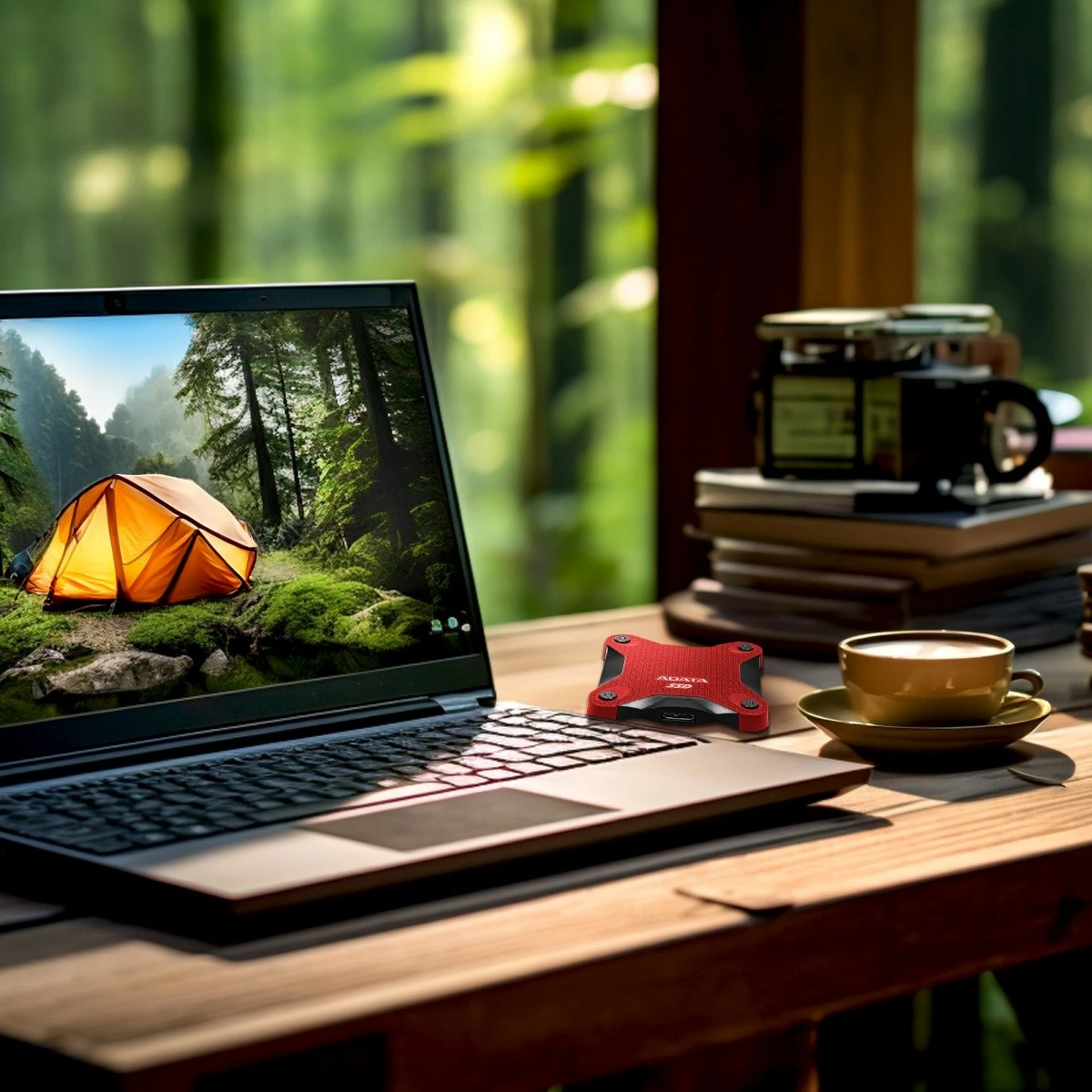 Zunanji SSD Adata SD620, 1TB, USB 3.2, rdeč