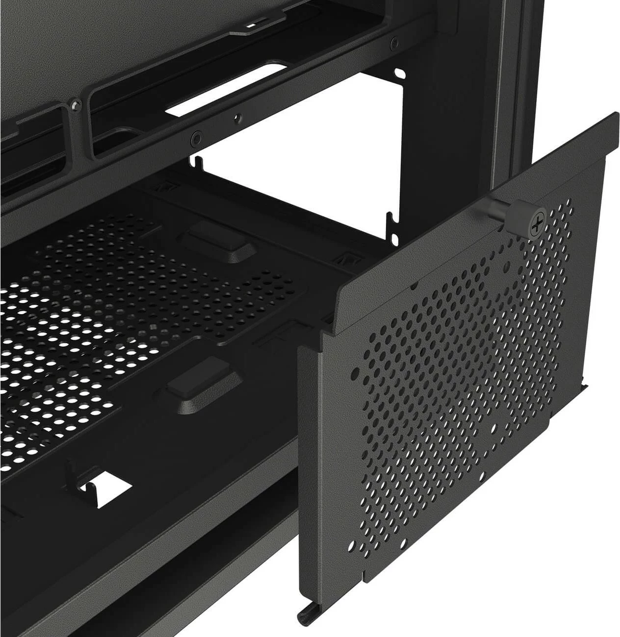 Računalniško ohišje midi Cougar FV270 ARGB, črn