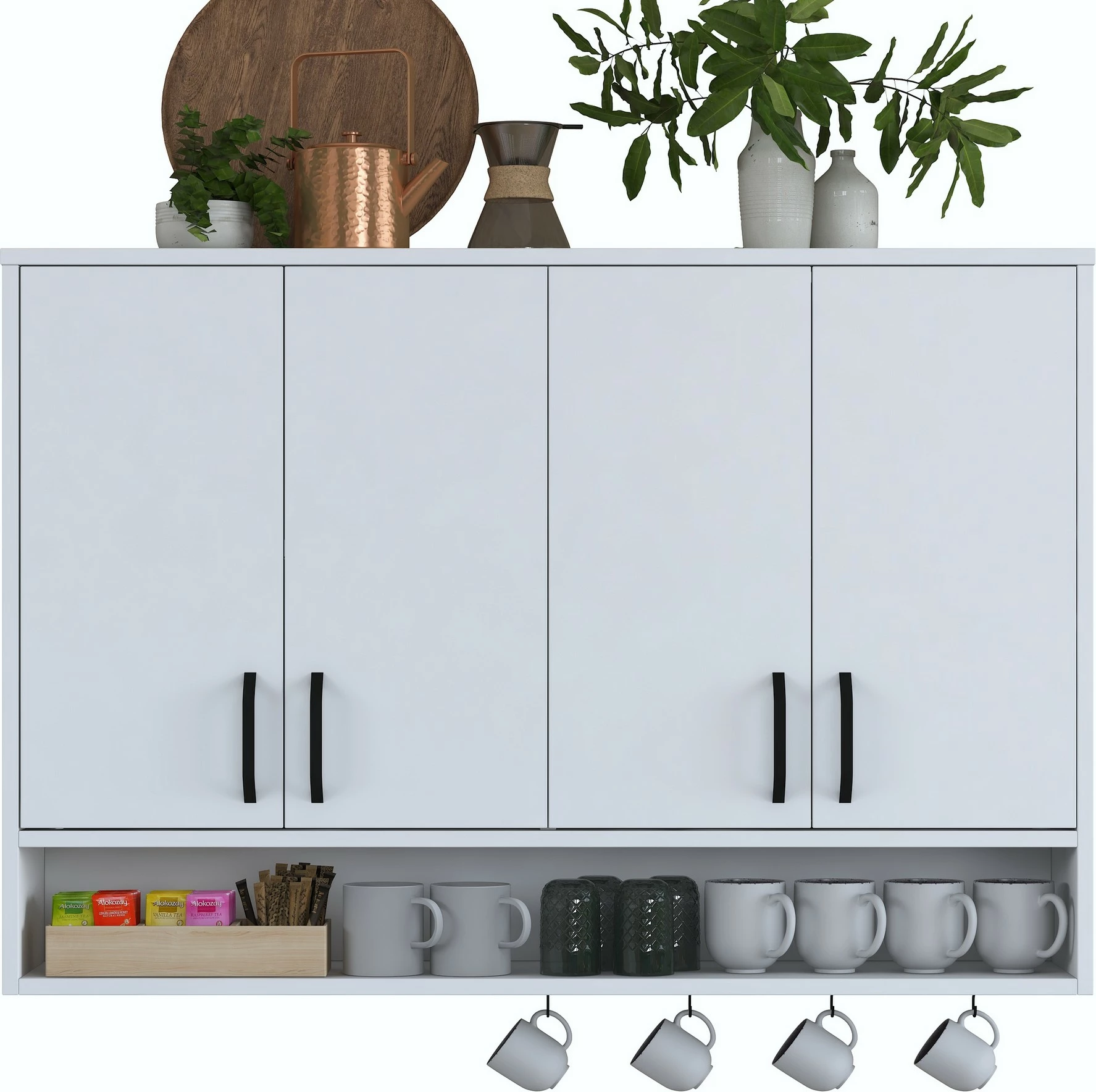 Stenska omarica Skye Decor JE199 - 3812, bela