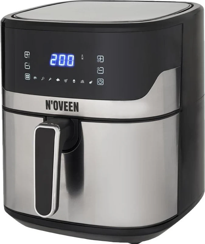 Friteza brez olja N'OVEEN AF550, srebrno-črna