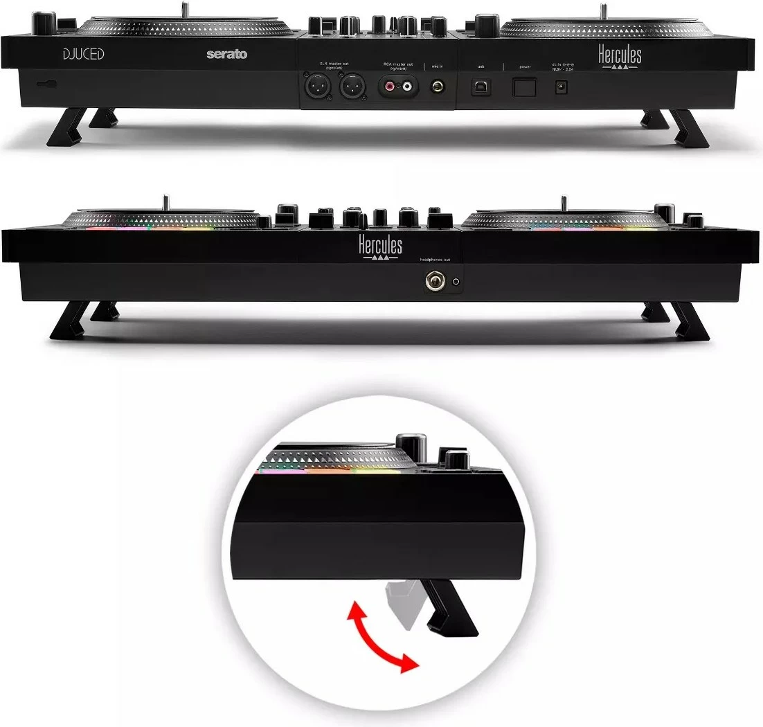 Motorni DJ kontroler INPULSE T7, Hercules, USB, črn