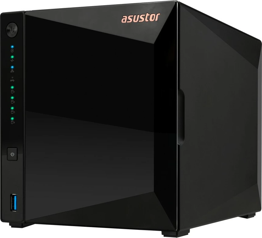 NAS Asustor DRIVESTOR 4 Pro Gen2 AS3304T V2, Realtek RTD1619B, 2 GB DDR4, črno