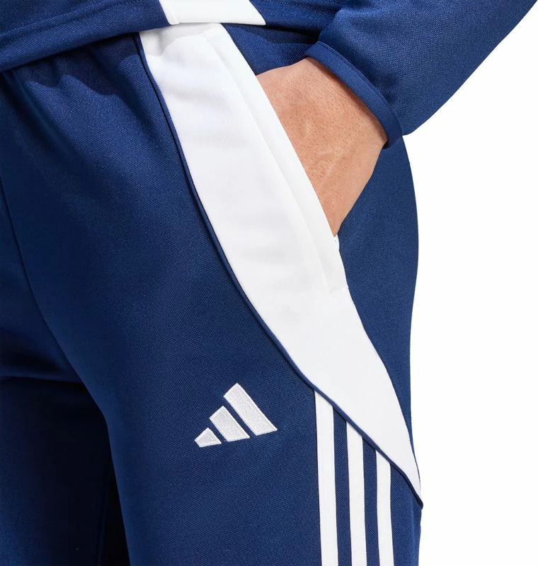 Športne hlače za ženske adidas, temno modre