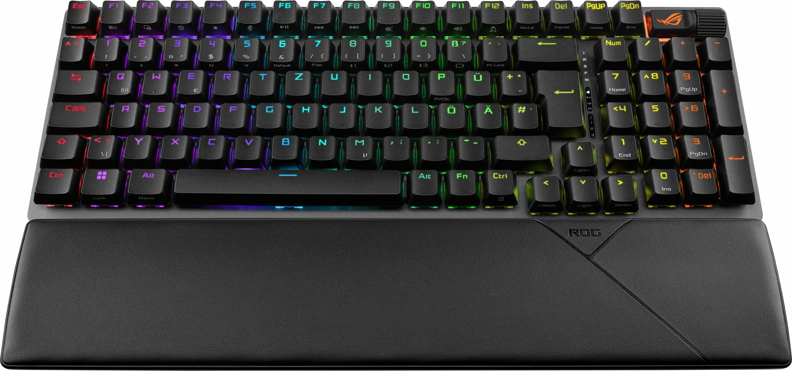 Mehanična gaming tipkovnica ASUS ROG Strix Scope II 96 Wireless, RGB, QWERTZ, črna