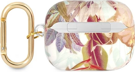 Ovitek za Apple AirPods Pro, Flower Strap Collection, Guess GUAPHHFLU, vijoličen