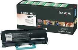 Toner, črn Lexmark E460X11E, 15.000 strani