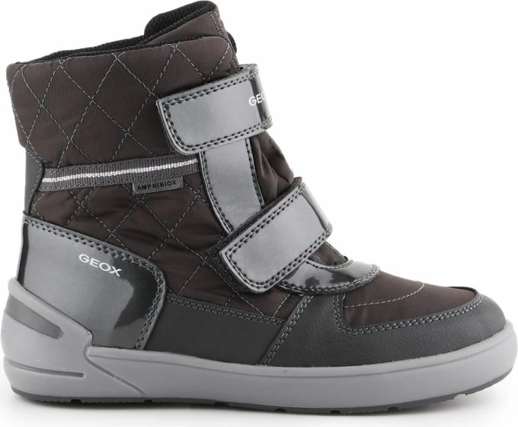 Zimske atletske športne copate Geox za fante, črne