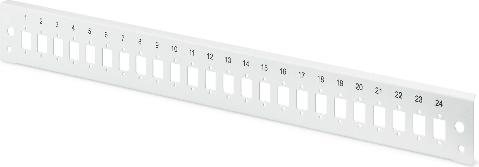 Sprednja plošča LWL spojna škatla 1U 24xLC DX, Digitus, siva