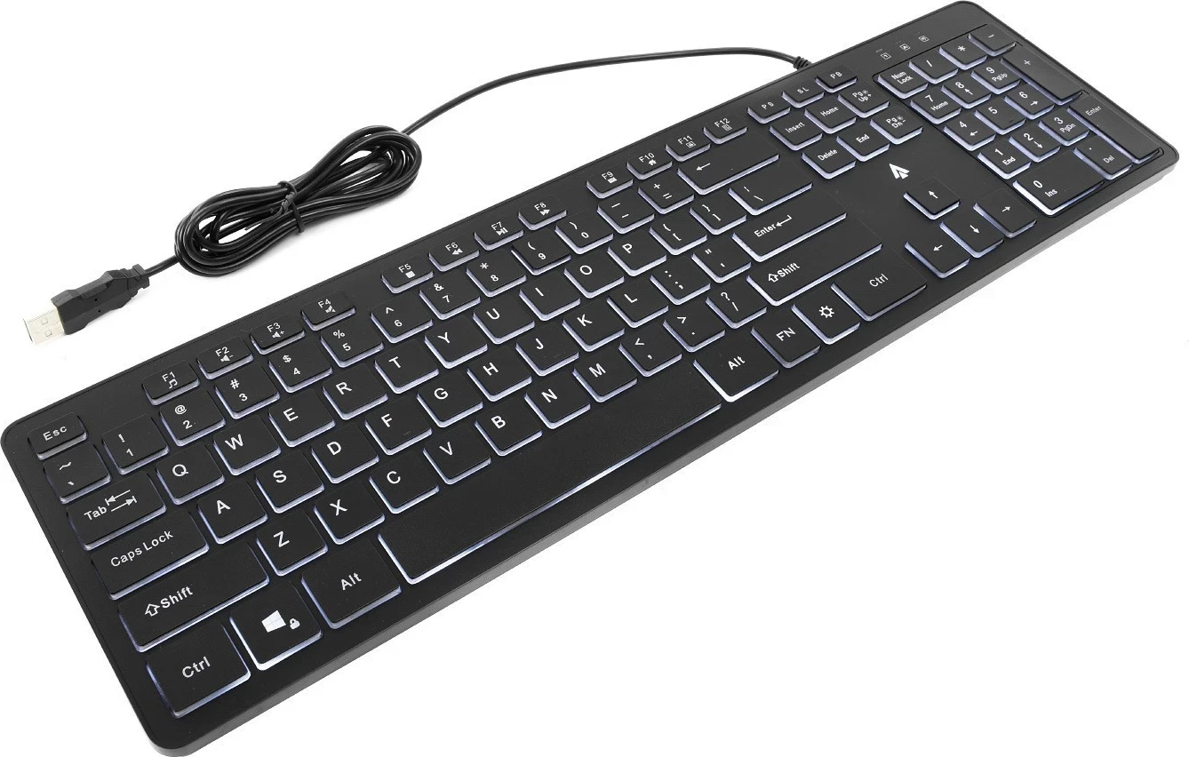 Žična tipkovnica Accura Artesia ACC-K1408, črna