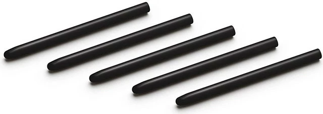 Nadomestni konici za pisalo Wacom ACK-20001, Intuos4/5/Pro, 5 kosov, črni