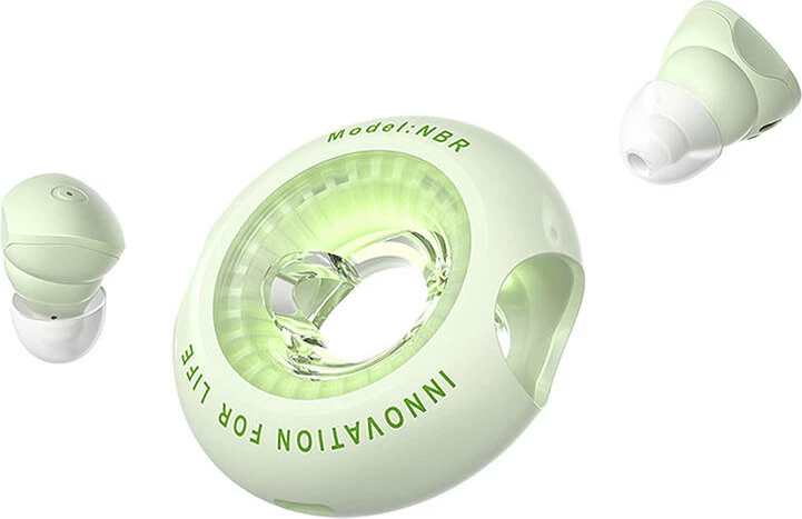 Brezžične TWS slušalke, Vention NBRG0 T17, Bluetooth 5.3, zelene