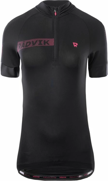 Kolesarska majica Radvik, črna