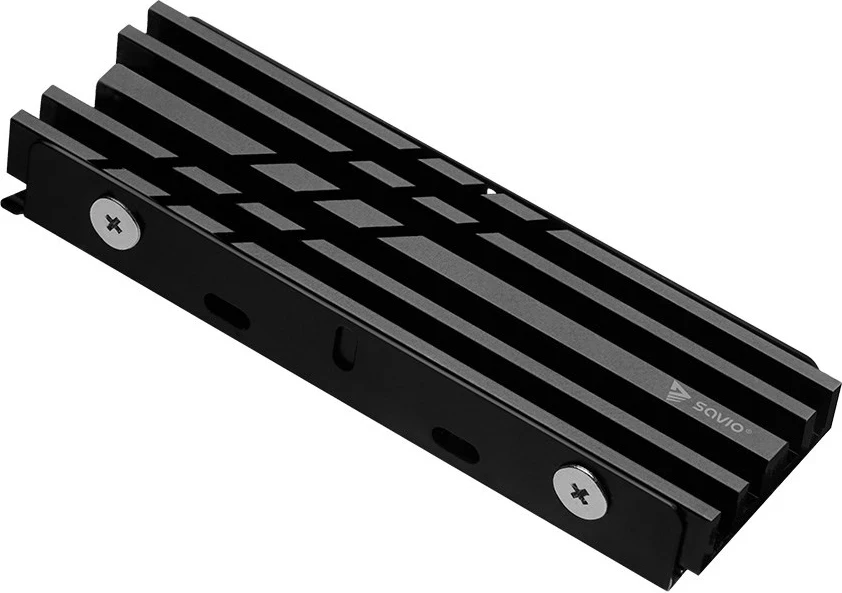 Hlajenje za M.2 NVME 2280, SAVIO AK-60, črno