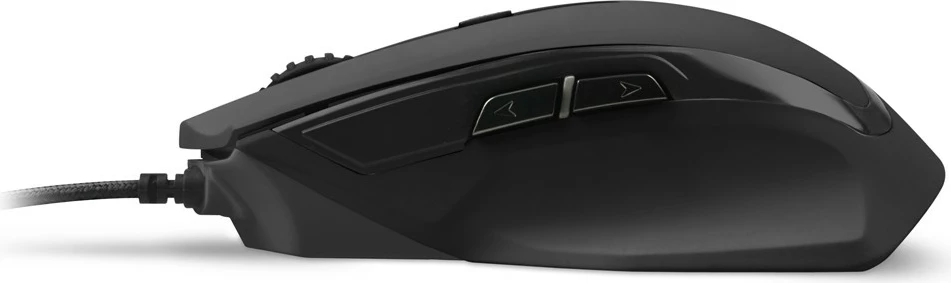 Optični igralni miš SHARKoon SHARK Force II, USB Type-A, 4200 DPI, črn