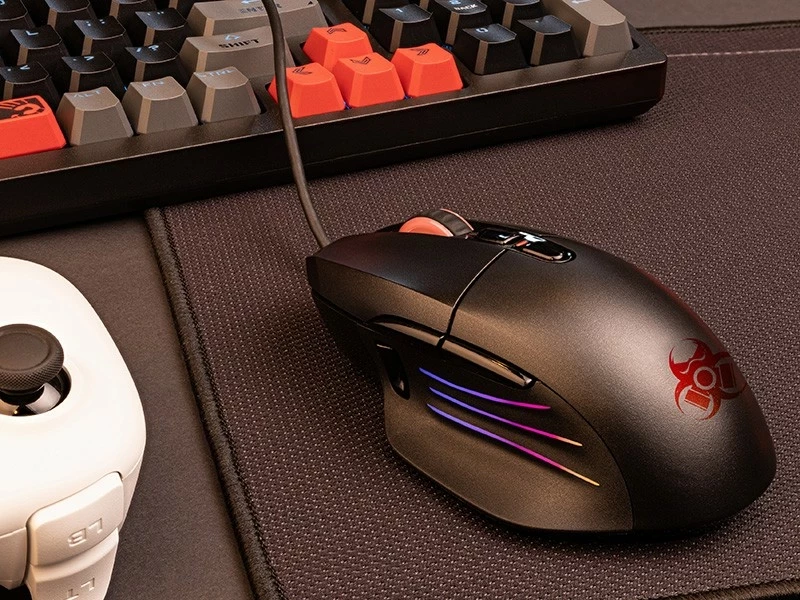 Gaming miška Tracer GameZone ODIN RGB, 12000 DPI, 8 gumbov, črna