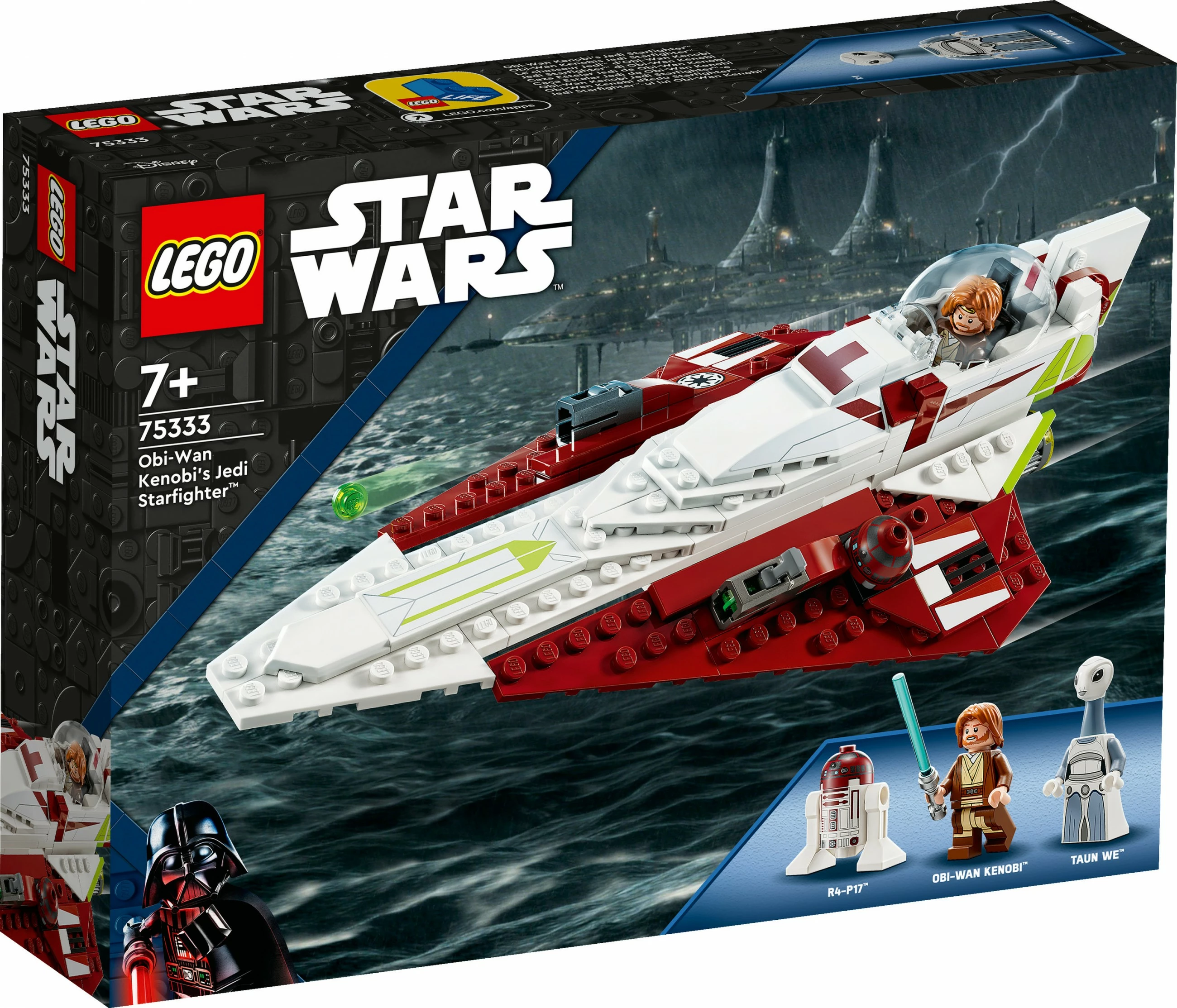 Model Jedi Starfighter, LEGO Star Wars Obi-Wan Kenobi, 282 kosov