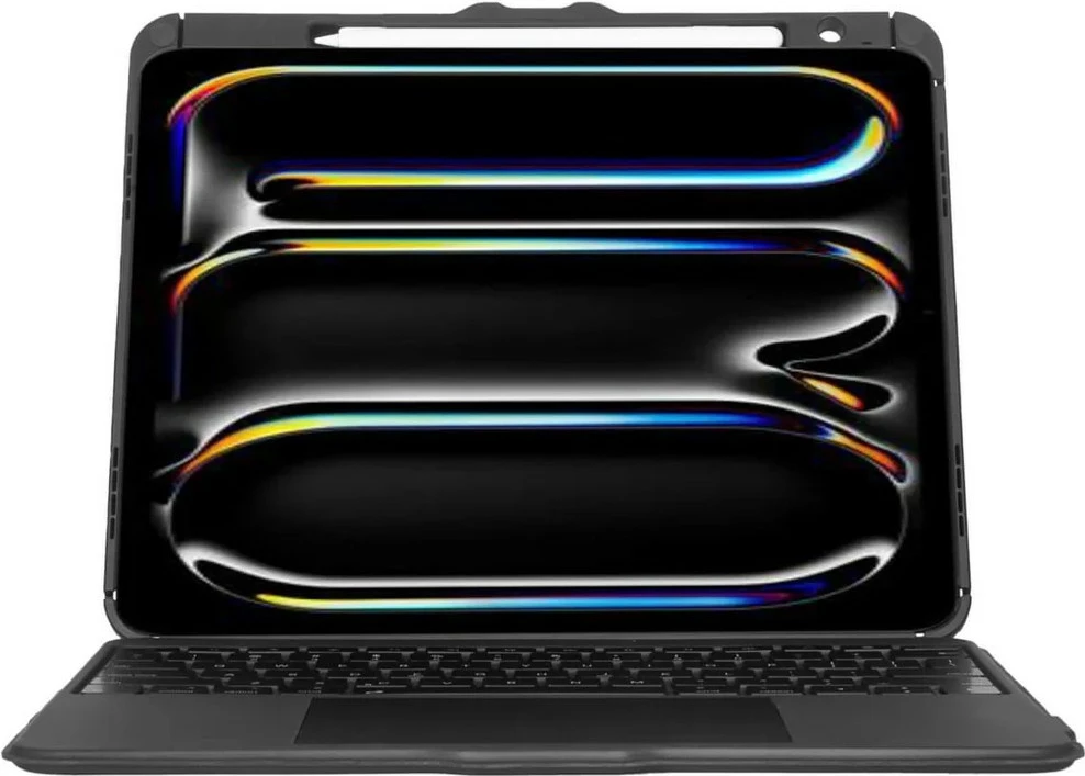 Ovitek s Bluetooth tipkovnico Targus VersaVu za iPad Pro 13-palčni (M4), španski, črn