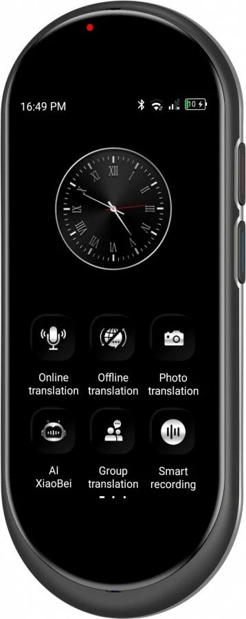 Elektronski prevajalnik Maxcom mTalk MT100 4G, 1500 mAh, črn