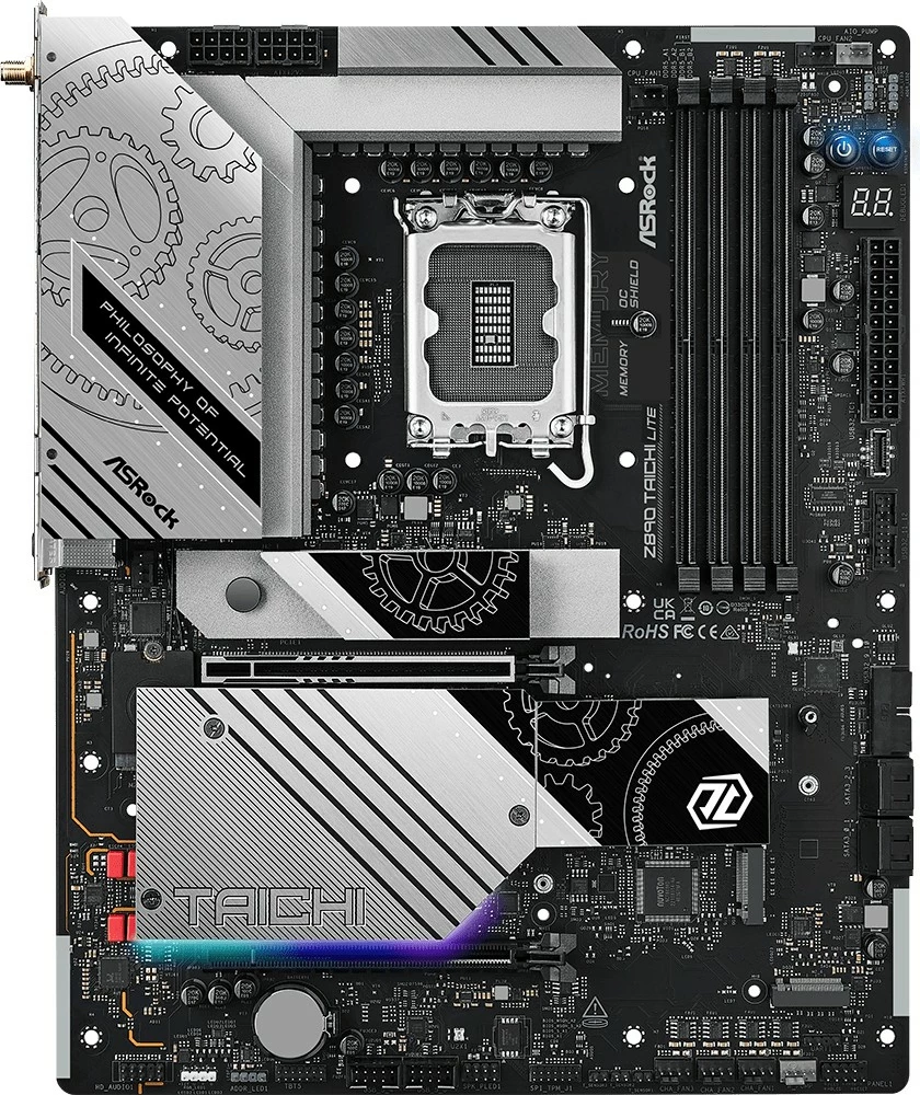 Matična plošča ASRock Z890 Taichi Lite, Intel, LGA 1851, DDR5, 256 GB