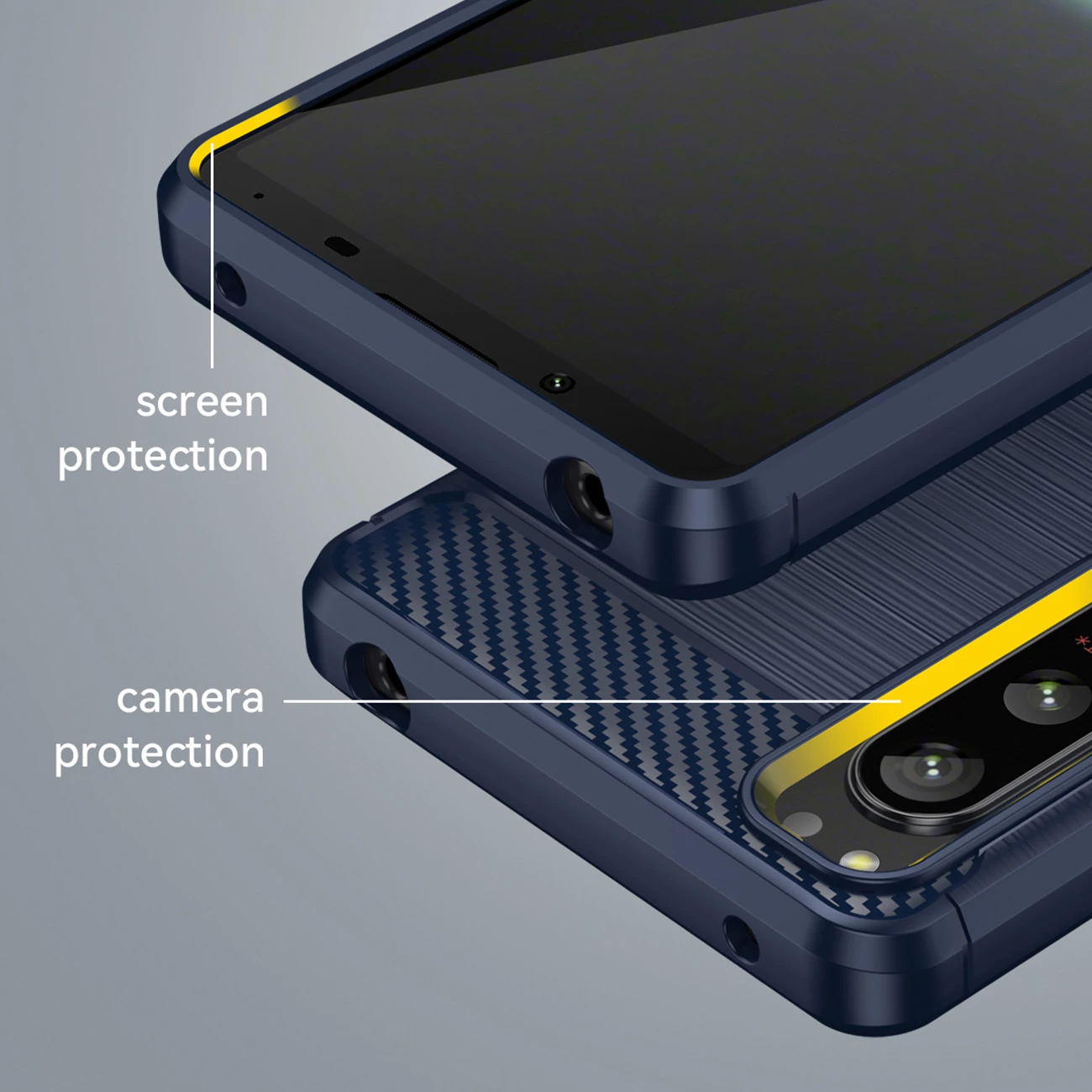 Ovitek za telefon Hurtel Thunder Case za Xiaomi Poco F4 5G, TPU, moder