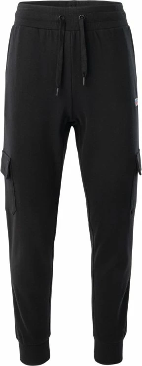 Potegljive hlače za moške, Hi-Tec, črne