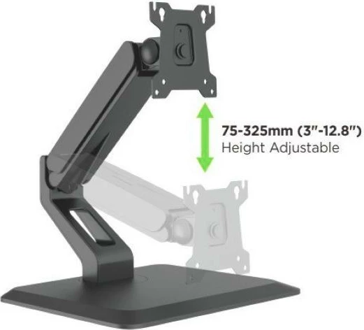 Nosilec za monitor za mizo, 17–32\", 10 kg, črn, Techly ICA-LCD 35TS