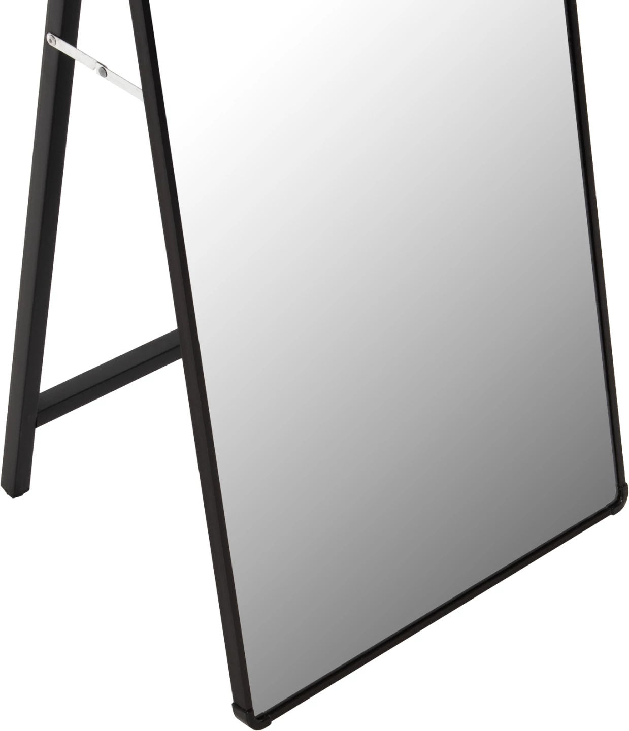 Talno stoječe ogledalo JOELY FH9578.01 aluminijast okvir v črni barvi 40x31x160Hcm