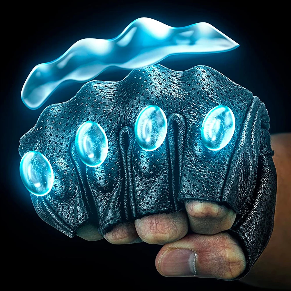 Motoristične rokavice Rockbros 16220006003, eko-usnje, L, črne